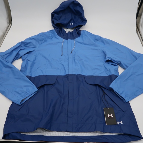 Under Armour Cloudstrike Shell Jacket 1350954 404 Indigo Blue - Picture 2 of 15